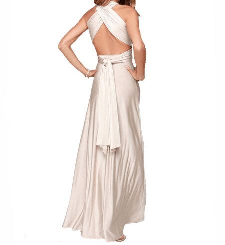 Women Bandage Convertible Boho Maxi Dress - MRSLM