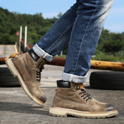 Men's frosted breathable khaki boots, view 5 - MRSLM