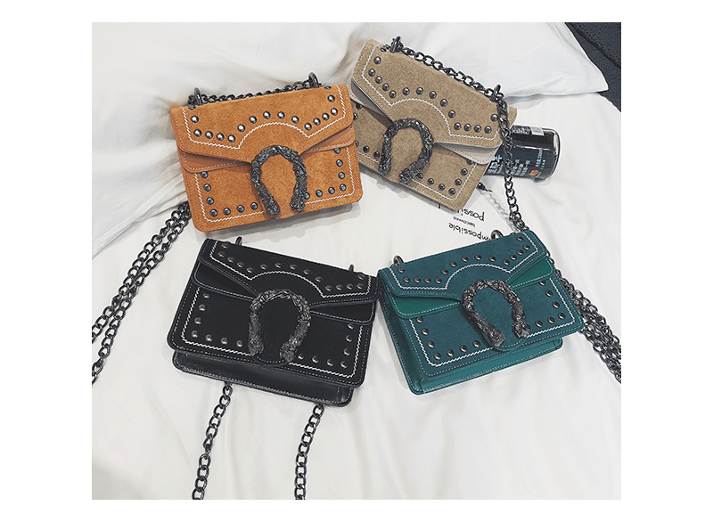 Cross body simple chain scrub bag shoulder - MRSLM