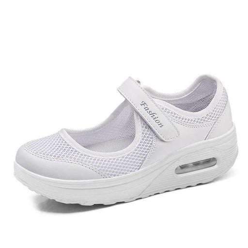 Women's thick-soled mesh walking shoes, view 2 - MRSLM