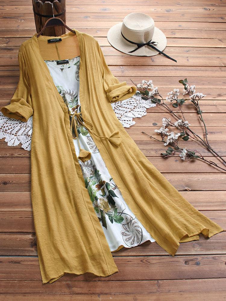 Casual long skirt two-piece set, view 5 - MRSLM