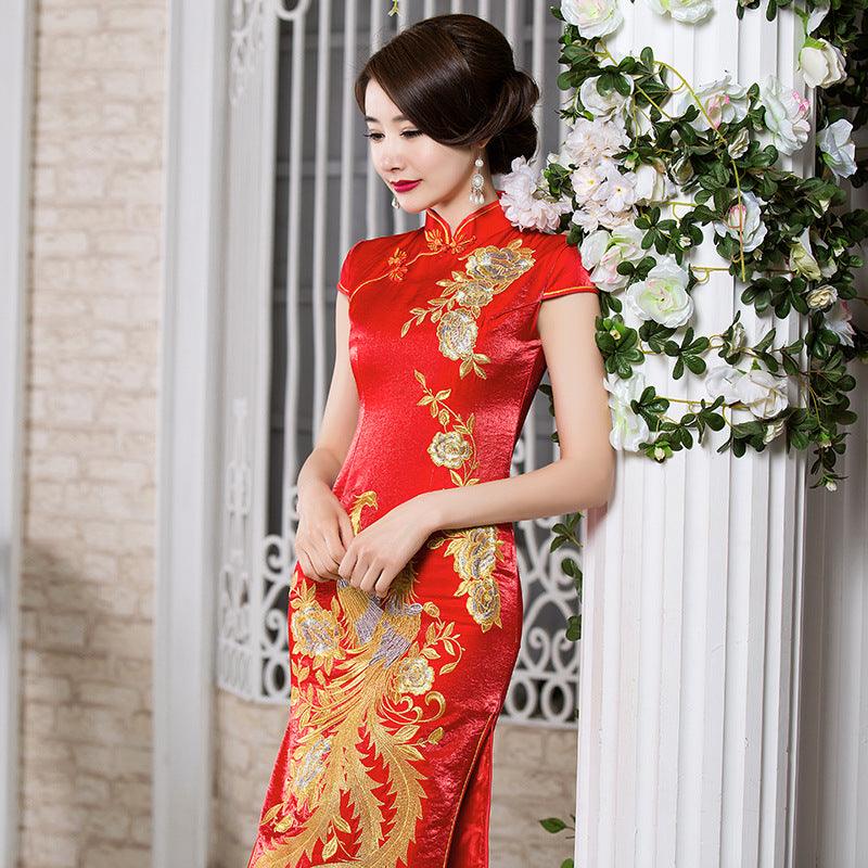 Bridal wedding cheongsam, view 2 - MRSLM