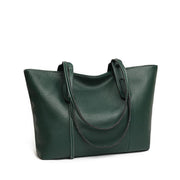 casual cowhide tote handbag, view 4 - MRSLM