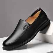 Men's business dress casual leather shoes, view 8 - MRSLM