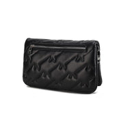 black leather crossbody bag, view 5 - MRSLM