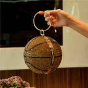 Rhinestone ball crossbody evening bag, view 2 - MRSLM