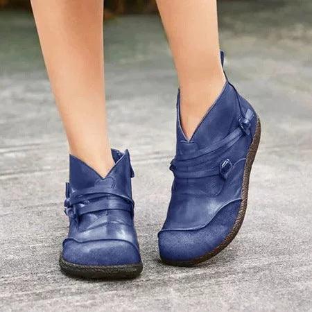 New women's shoes woolen women's leather boots - MRSLM