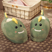 Cute plush home slippers, view 10 - MRSLM