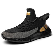 men's breathable flying mesh sneakers, view 3 - MRSLM