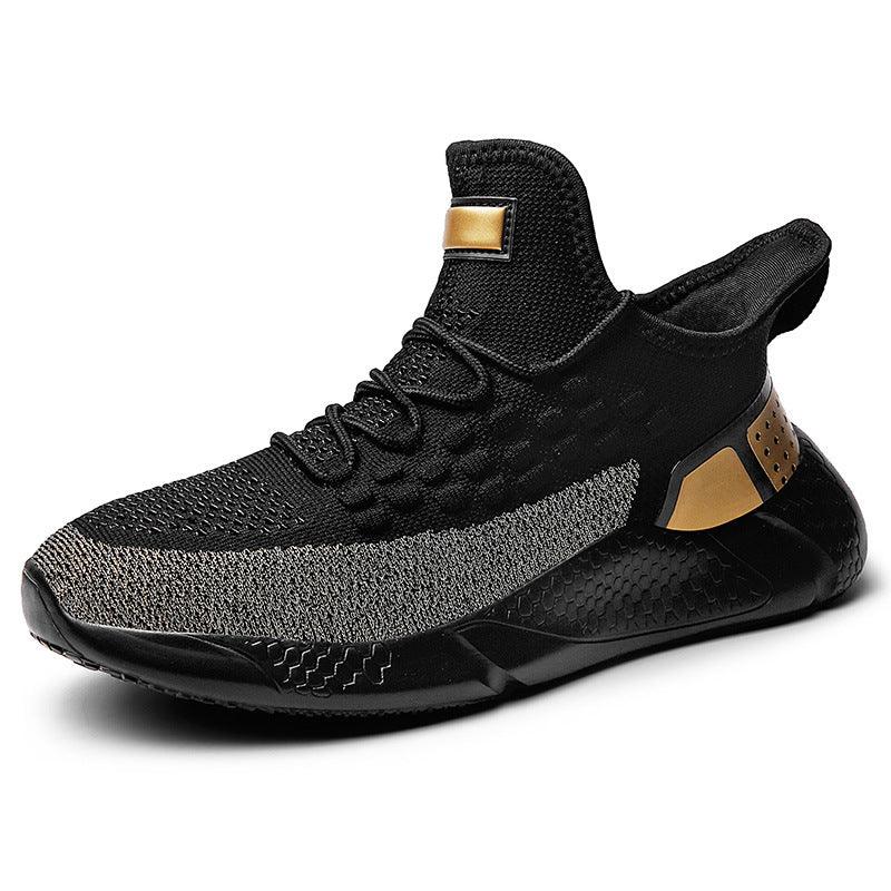 men's breathable flying mesh sneakers, view 3 - MRSLM
