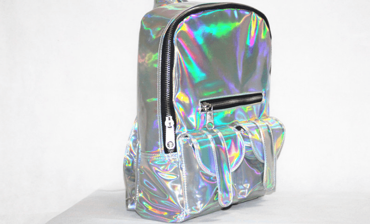 holographic laser shoulder backpack, view 2 - MRSLM