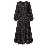Effortlessly Chic: Women's V-Neck Chiffon Swing Dress for Casual Occasions - MRSLM