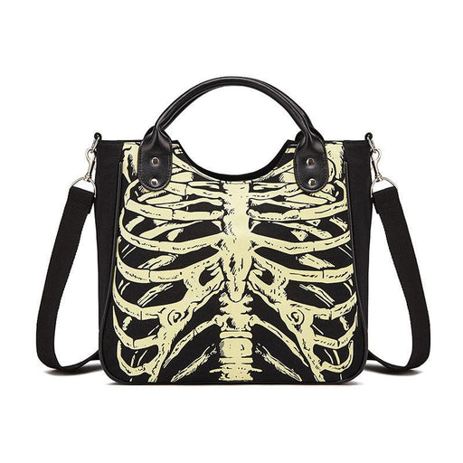 Studded canvas shoulder messenger bag - MRSLM