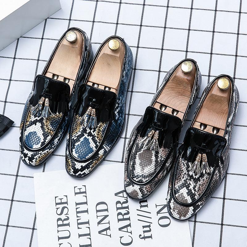 Men's casual slip-on PU loafers - MRSLM