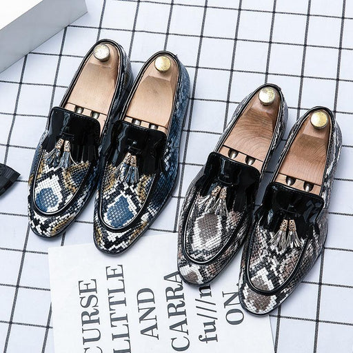 Men's casual slip-on PU loafers - MRSLM