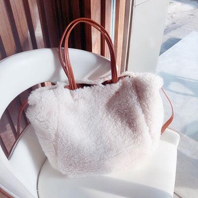 plush dumpling shoulder bag, view 6 - MRSLM