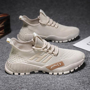 Men's breathable canvas sneakers, view 5 - MRSLM