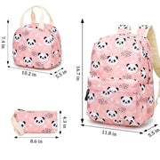 Panda kids school bag set, view 5 - MRSLM