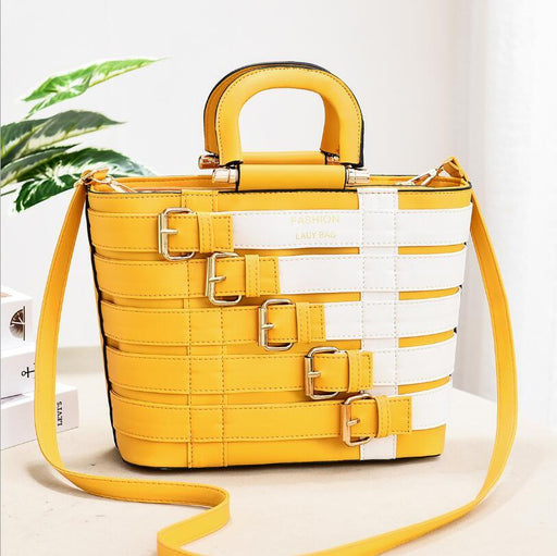 Korean embossed messenger handbag - MRSLM