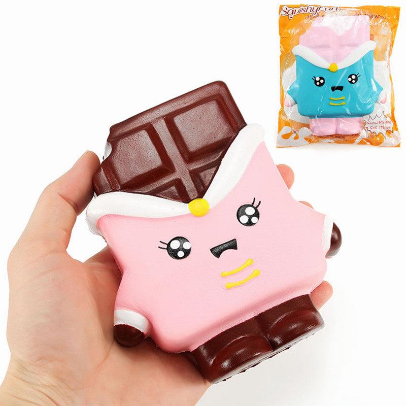 SquishyFun Chocolate Squishy 13cm Slow Rising With Packaging Collection Gift Decor Soft Toy - MRSLM
