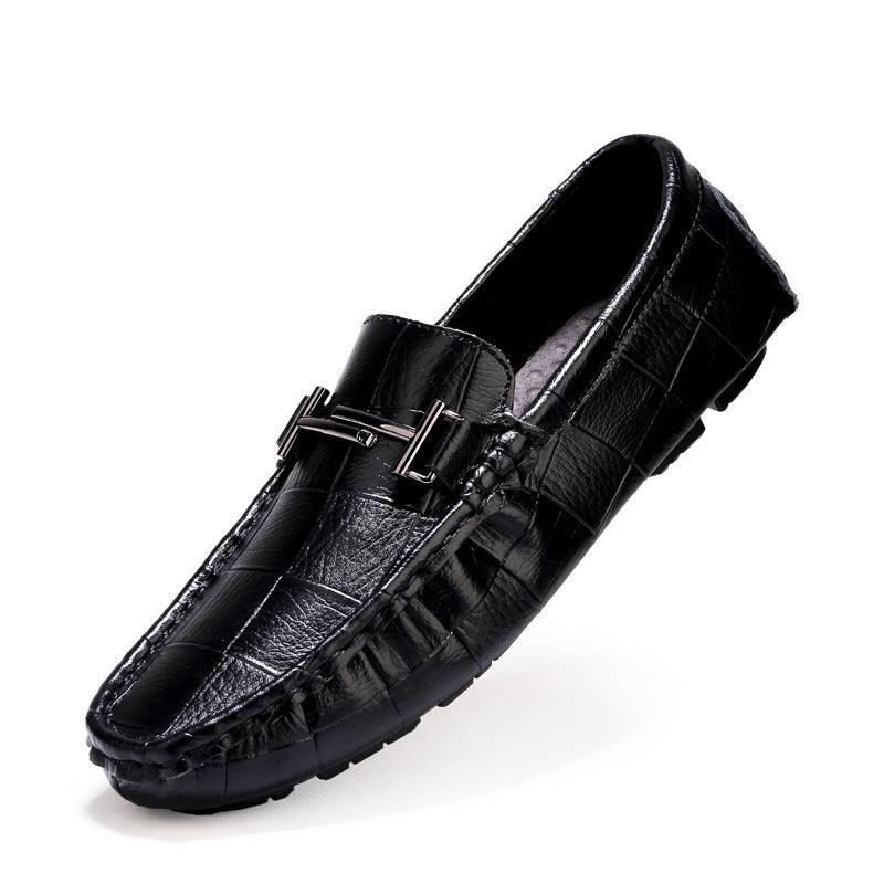 Men's casual cowhide leather shoes, view 2 - MRSLM