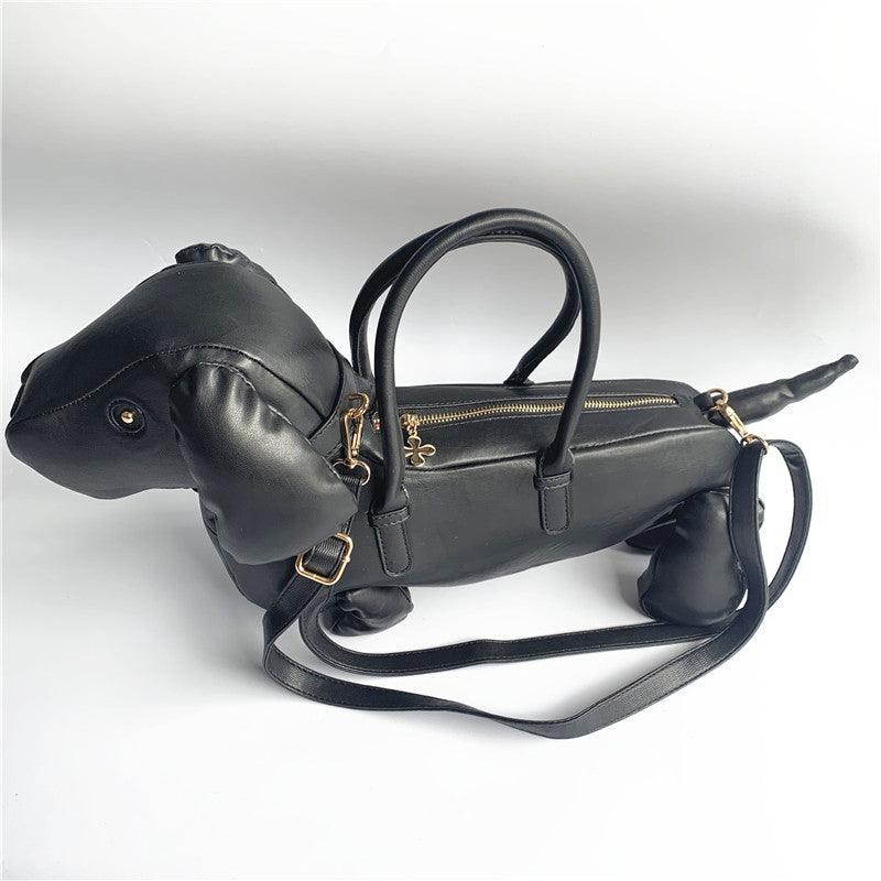 Puppy shape shoulder messenger bag, view 3 - MRSLM