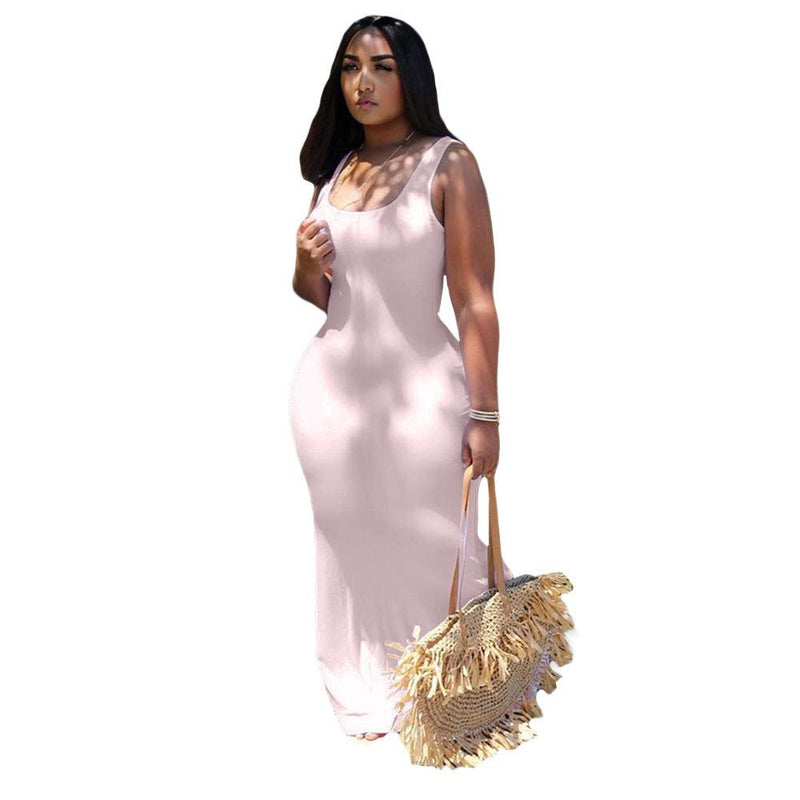 Long sling dress, view 4 - MRSLM