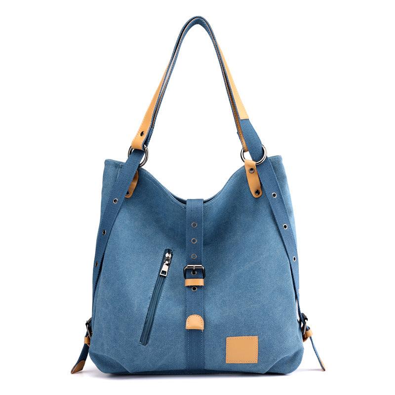 women's large canvas shoulder bag, view 9 - MRSLM