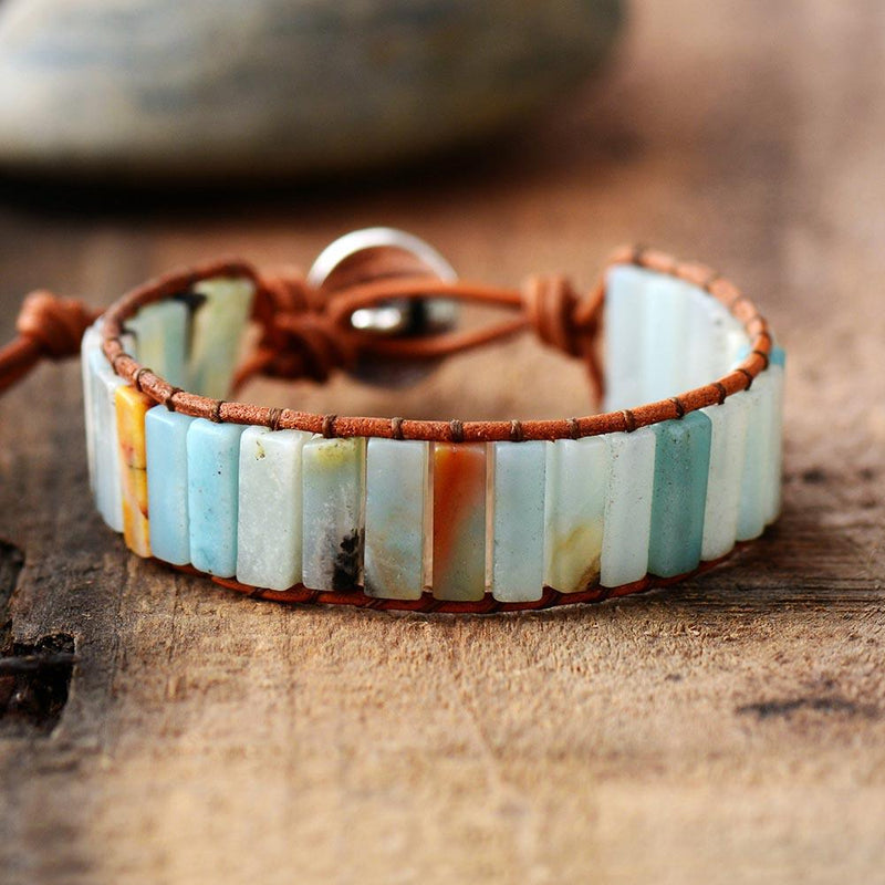 hand-woven leather bracelet - MRSLM