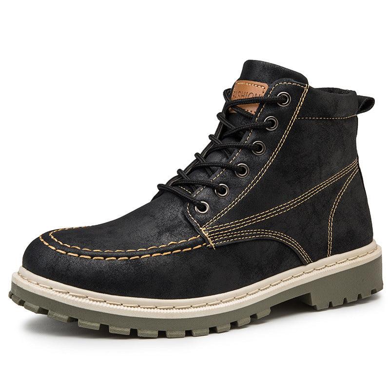 Men's high-top combat boots, view 11 - MRSLM