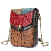 Women's cowhide shoulder messenger bag, view 6 - MRSLM