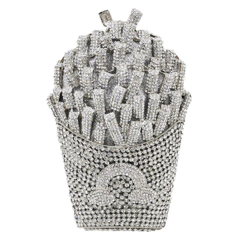 FrenchFrench fries diamond wisp empty metal bag - MRSLM