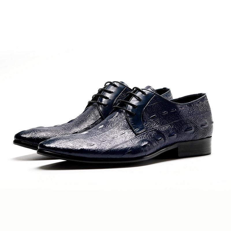 Men's first layer cowhide leather shoes - MRSLM