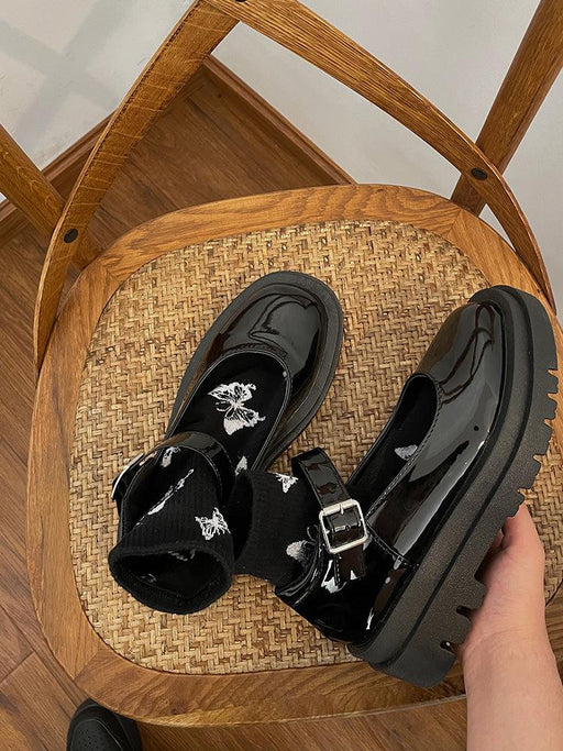 Round toe Mary Jane doll shoes, view 2 - MRSLM