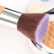 Double-headed bamboo makeup brush, view 4 - MRSLM