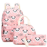 Panda kids school bag set, view 2 - MRSLM