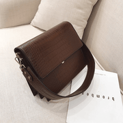 women's PU shoulder tote bag, view 9 - MRSLM
