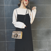 chain crossbody shoulder bag, view 9 - MRSLM