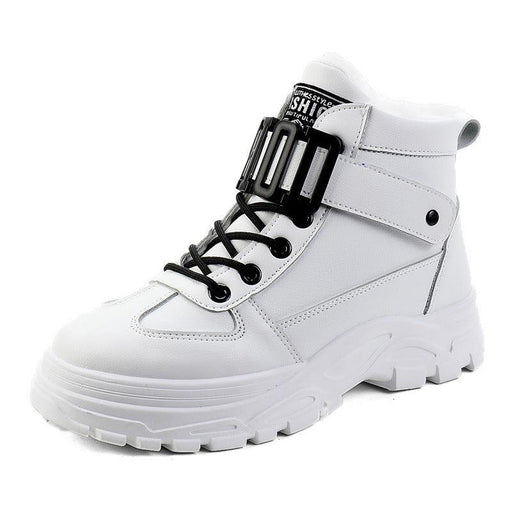 Women's warm cotton high-top shoes - MRSLM