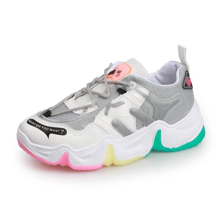 Student mesh soft running shoes, view 4 - MRSLM