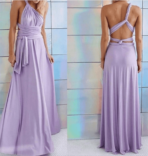 Women Bandage Convertible Boho Maxi Dress - MRSLM