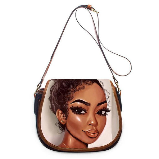 printed PU shell messenger bag, view 18 - MRSLM
