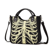 black canvas messenger bag, view 2 - MRSLM
