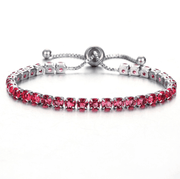 inlaid zircon push-pull bracelet, view 6 - MRSLM