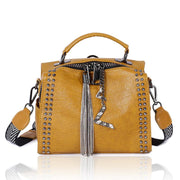 women's cowhide messenger bag, view 15 - MRSLM