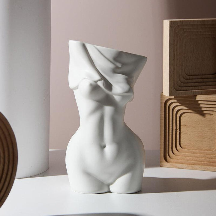 Human Body Shape Ceramic Vase - MRSLM