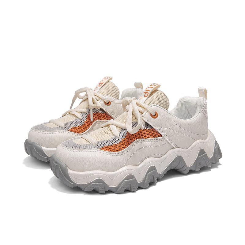 kids' round-toe thick-soled sneakers, view 4 - MRSLM