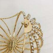Hollow diamond ball bag dinner bag bird cage bun mother bag handbag - MRSLM