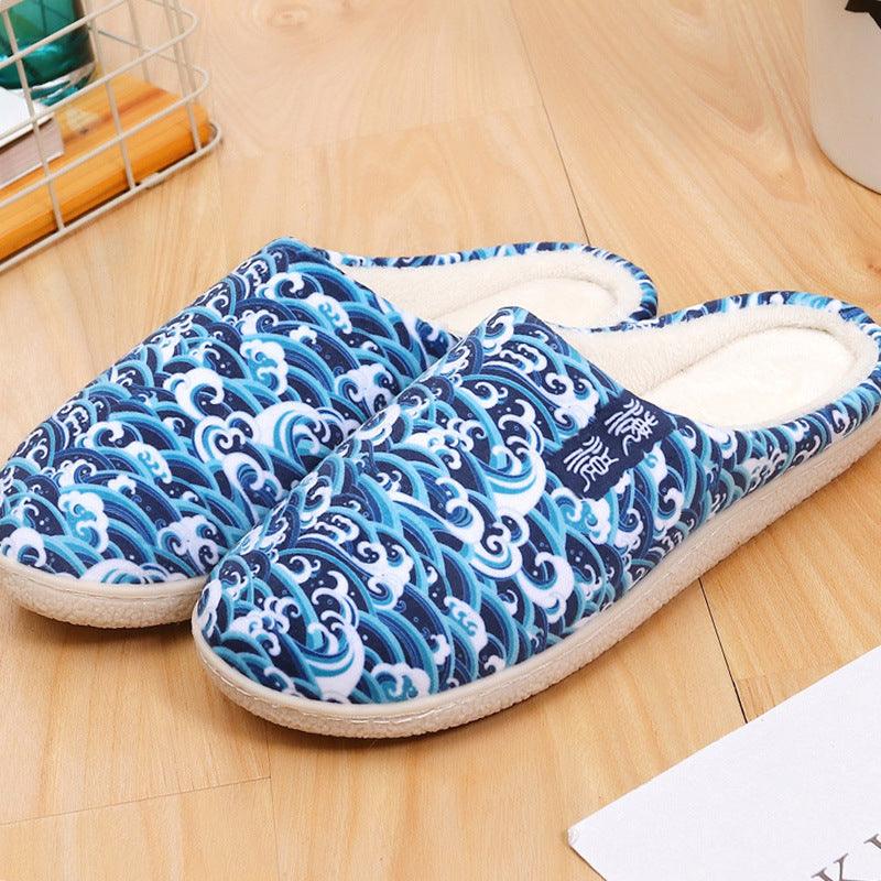 Men's cartoon cotton slippers, view 6 - MRSLM
