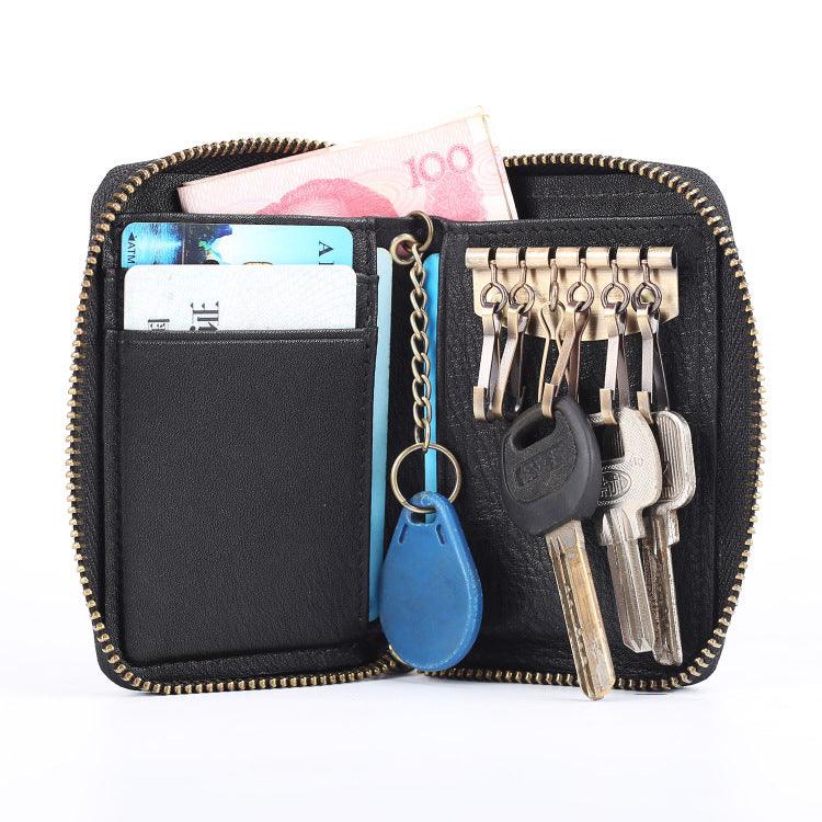 Men's business leather clutch bag, view 3 - MRSLM